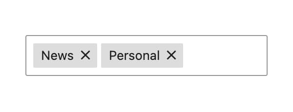 Token Field Control